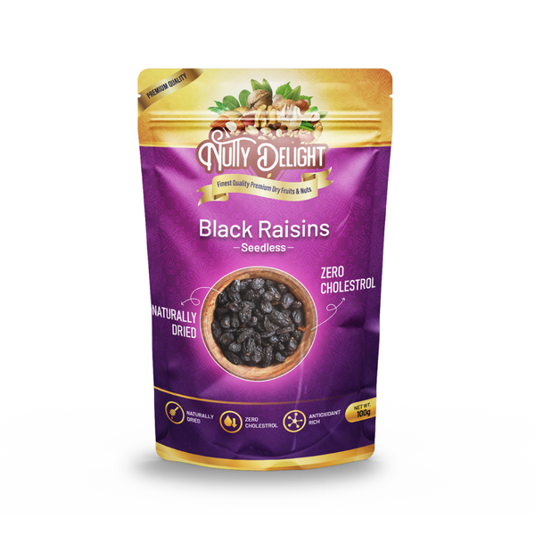 Nutty Delight Black Raisins