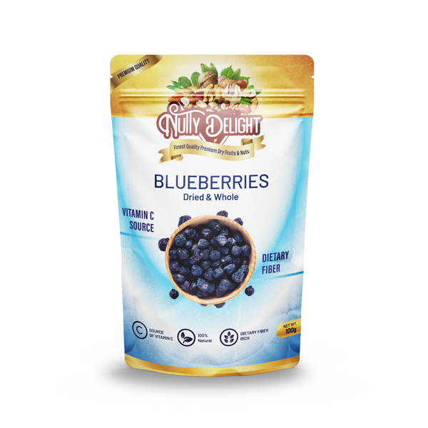 Nutty Delight Dried Bluberries